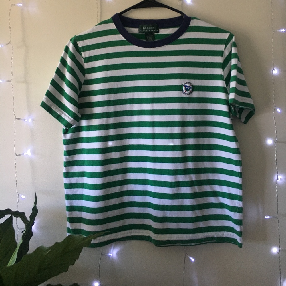 Navy Striped Tee